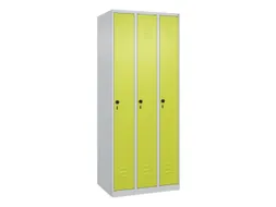 locker,HxBxD 1850x750x500mm,3vak,vak B 250mm,draaigrendel