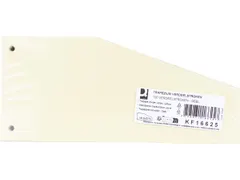 Intercalaires Trapèze, Paquet De 100 Pièces, Jaune