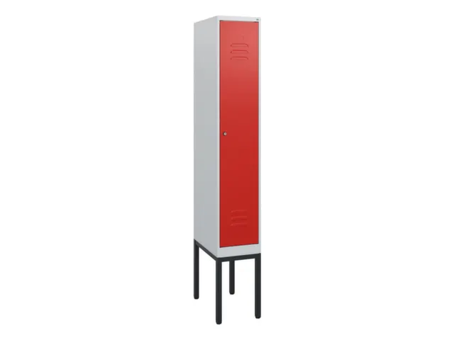 locker,HxBxD 1950x300x500mm,1vak,vak B 300mm,cil.-slot,voetonderstel