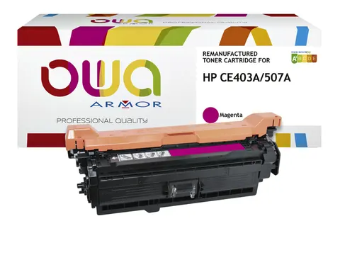 Tonercartridge OWA alternatief tbv HP CE403A rood