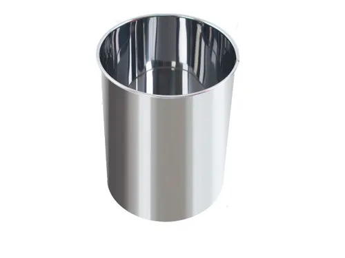Ronde papierbak 15 Liter RVS
