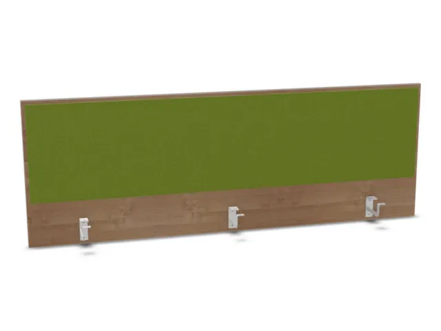 opzetpaneel,v. bureau,aanbouw achter,B 1600mm,NT-cherry,BN7048-groen