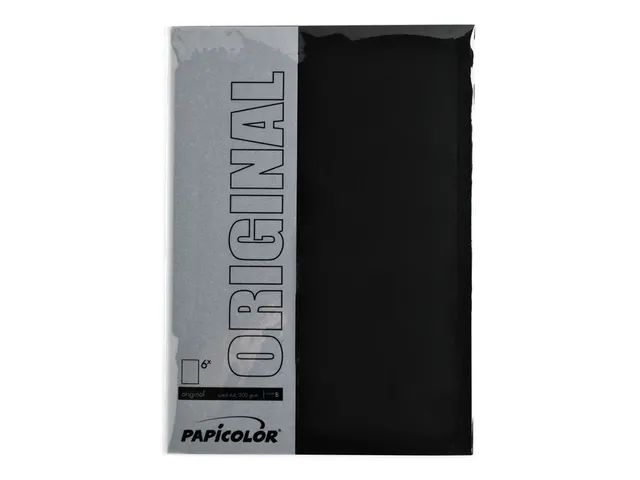 Kopieerpapier Papicolor A4 100gr 12 vel ravenzwart
