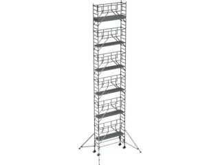rolsteiger,werk H 13,2m,steiger H 12,45m,BxD 1800x750mm - 3