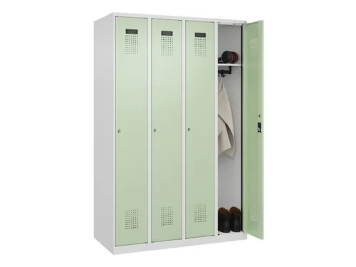 locker,HxBxD 1850x1200x500mm,4vak,vak B 300mm,cil.-slot