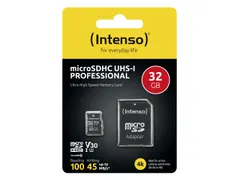 Intenso Micro SDHC Geheugenkaart Uhsi 32gb