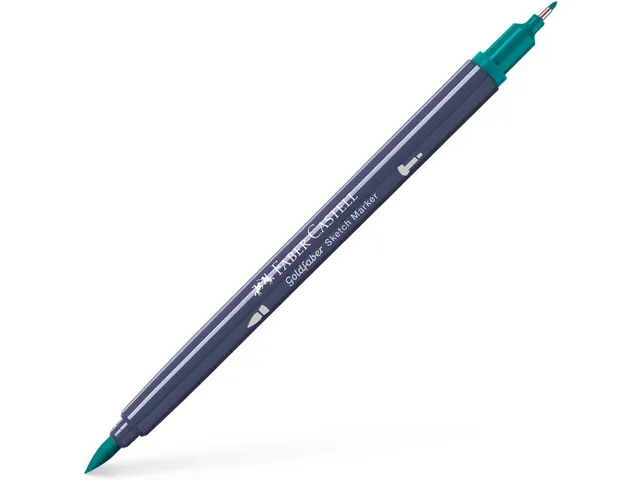 Sketchmarker Faber-Castell Goldfaber 313 dark cobalt green op alcoholb