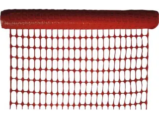 afzetgaas,HxL 1000x50000mm,maaswijdte 40x80mm,kunststof,oranje - 1
