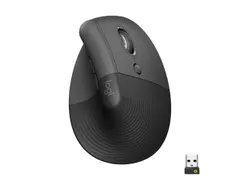 Logitech Lift Verticale Draadloze Ergonomische Muis Rechts Zwart