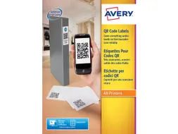 produktetiket Avery 35x35mm wit 25 vel 35 etiketten per vel