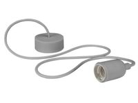 Design Lamphouder Met Textielkabel - Grijs