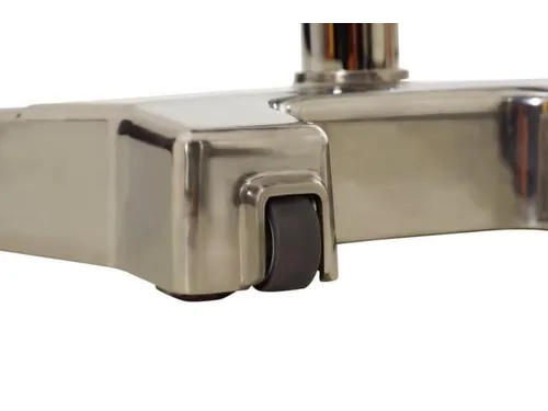 stasteun kantelbaar zitting H 700-880mm voetensteun zwart PU