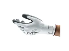 Ansell HyFlex 11-724 snijbestendige handschoenen, wit, maat 10, 12 paa