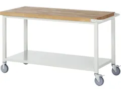 Werkbank 880x1500x700mm Beukenhouten Werkblad Legbord Duwbeugel