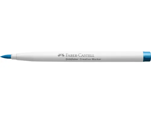 Marker creatief Faber-Castell Goldfaber brushpunt B ocean blue (kleur