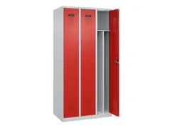 locker voor scheiding van kleding,HxBxD 1850x900x500mm,3vak