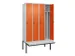 locker voor scheiding van kleding,HxBxD 2120x1200x815mm,4vak