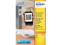 Avery Printbare Qr-etiketten Ft 45x45mm (b X H), 400 Stuks