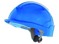 Veiligheidshelm Evolite Blauw, Abs, Lichtgewicht 6-punts draaiknop