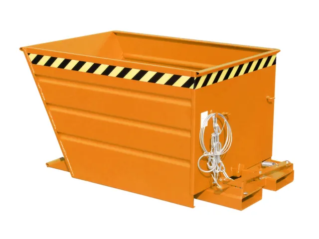 kiepbak,HxLxB 730x1370x1200mm,0,9m³,draagverm. 1000kg,RAL2000