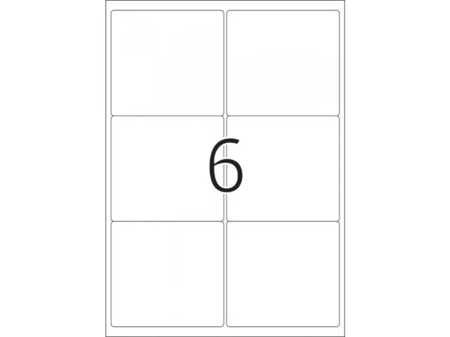 HERMA 10317 Verwijderbare Adresetiket A4 99,1x93,1mm Wit 600 stuks