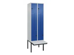 Z-garderobekast,HxBxD 2120x600x815mm,2vak,vak B 300mm,draaigrendel