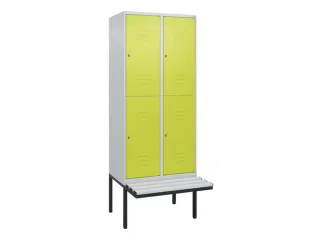 Dubbeldekse dekenkist,HxBxD 2120x800x815mm,2x2vak.,vak B 400mm - 1