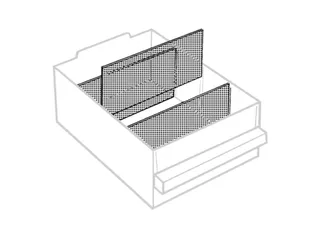 Diepteverdelers Voor Magazijnunit Hxb 85X160Mm - 3