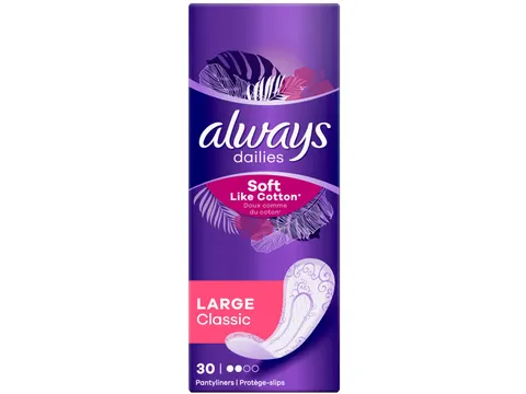 Always Soft Like Cotton Large Inlegkruisjes Classic 30 Stuks