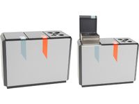 Brandveilige Afvalscheidingsunit Recyclostar 2 Bekerinzet 110 Liter