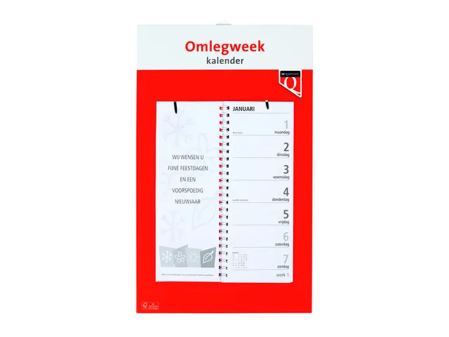 Calendrier hebdomadaire 2026 Quantore