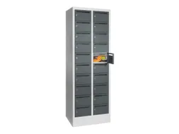 Postsorteerkast 1850x630x500mm 2x10 Vakken Ral7035 Front Ral7016