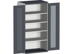 systeemkast,HxBxD 2000x1050x650mm,4xStalen bodem,5-punts sluitsysteem