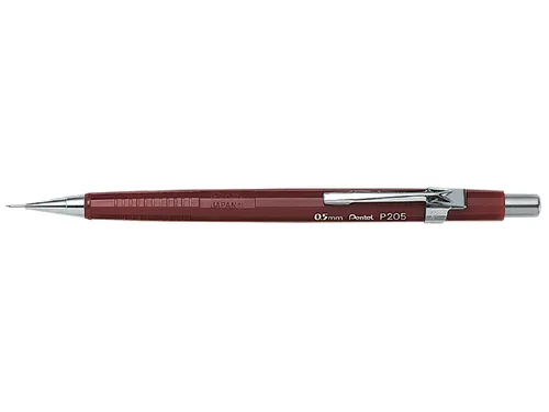 Vulpotlood pentel P205 0.5mm rood