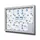 Vergrendelbaar Notitiebord Outdoor Extra Diep 18xA4