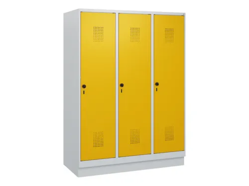 schoollocker,HxBxD 1630x1200x500mm,3vak,vak B 400mm,draaigrendel