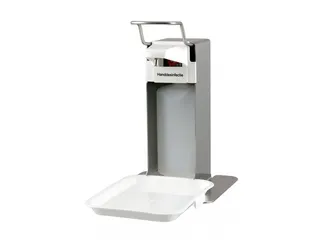 Zeepdispenser & Desinfectiedispenser 500 Ml Beugel Rvs Lb Opvangschaal - 1