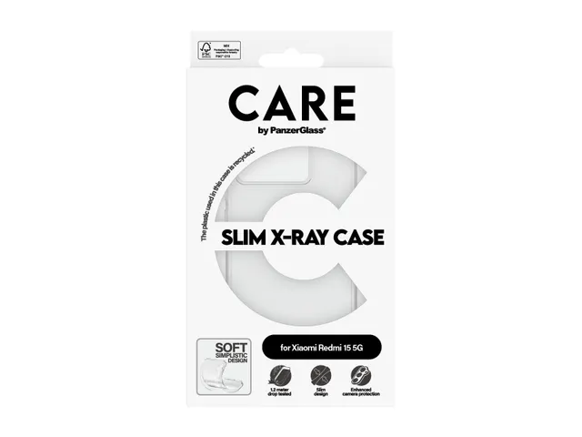 PanzerGlass CARE by X-Ray Case Xiaomi Redmi 15 5G, Hoes, Xiaomi,