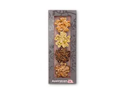 Chocolade Australian bloemen doos 4 stuks 135 gram