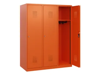 schoollocker,HxBxD 1530x1200x500mm,3vak,vak B 400mm,cil.-slot - 1