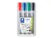 Marqueur chevalet Staedtler 356 ogive 2mm 4 pièces assorti