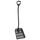 Hygiene 5604-9 uitlekschep zwart lange steel 131cm groot blad