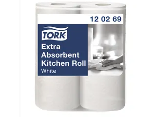 Tork 120269 Extra Absorberende Keukenrol Premium 2-laags 2 rollen - 1