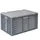 Euronorm-stapelbak,m. isoleerbox,HxLxB 320x600x400mm,63/35l,HDPE,grijs