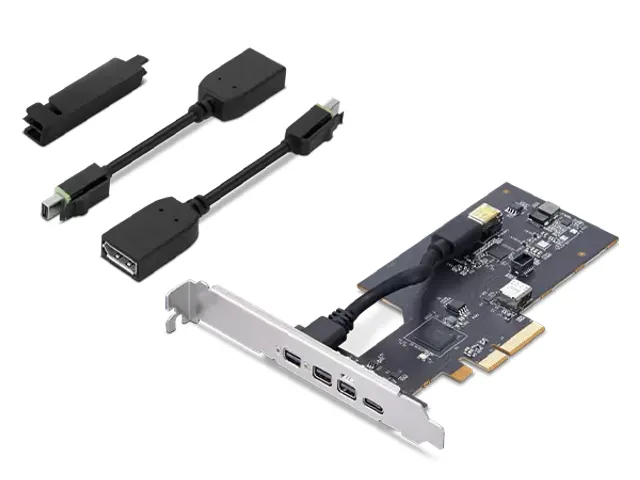Lenovo 4XF1L53431, PCIe, Mini DisplayPort, Thunderbolt 4, Man, Server,