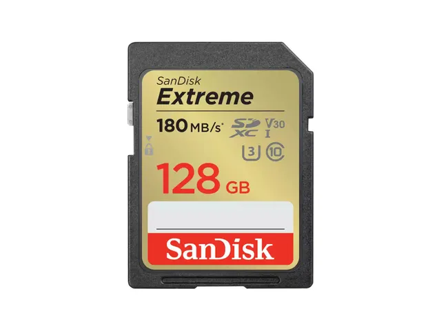 Extreme 128GB SDHC Memory Card 180MB/S 1