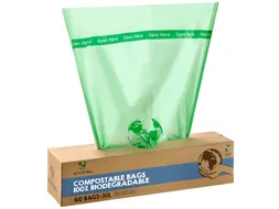Afvalzak bio Mr. Green Mind 54x72cm 30 liter dispenser 60 stuks