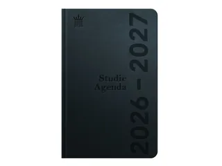 Schoolagenda 2026-2027 Ryam Studie DeLuxe 7dagen/2pagina's zwart - 1