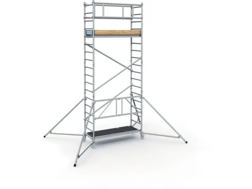 klapsteiger,platform BxD 1800x720mm,steiger H 3,55m,aluminium