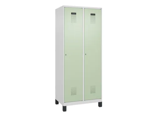 locker,HxBxD 1950x800x500mm,2vak,vak B 400mm,cil.-slot,voeten